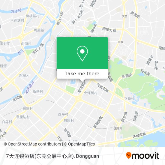 7天连锁酒店(东莞会展中心店) map