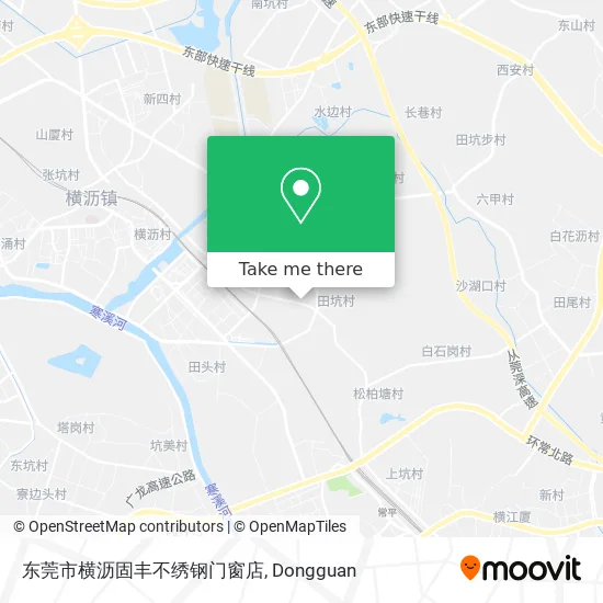 东莞市横沥固丰不绣钢门窗店 map
