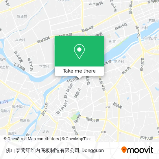 佛山泰蒿纤维内底板制造有限公司 map
