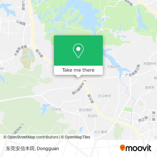 东莞安信丰田 map