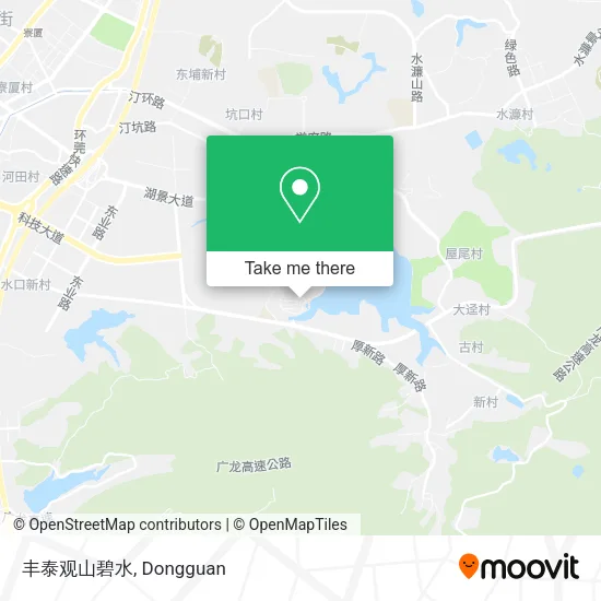 丰泰观山碧水 map