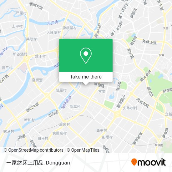 一家纺床上用品 map