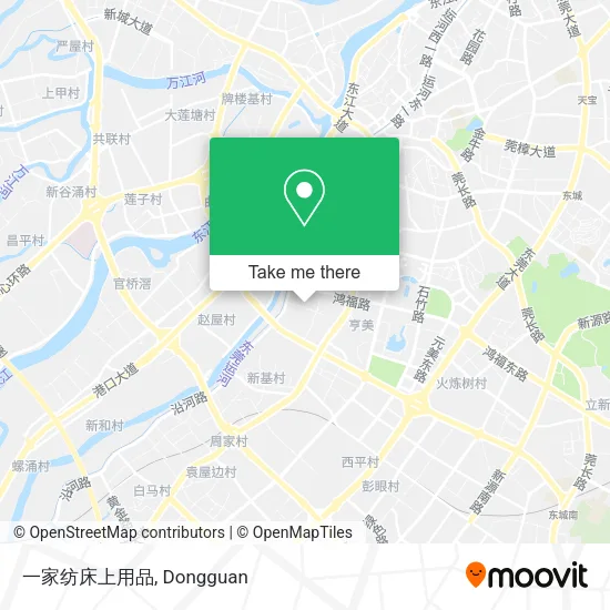 一家纺床上用品 map
