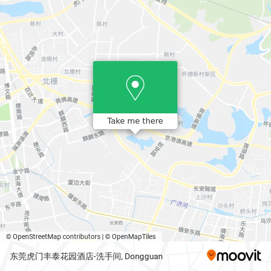 东莞虎门丰泰花园酒店-洗手间 map