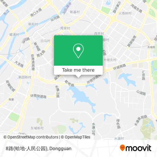 8路(蛤地-人民公园) map