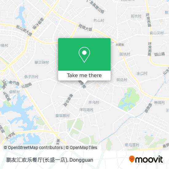 鹏友汇欢乐餐厅(长盛一店) map