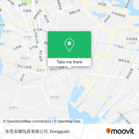 东莞东耀玩具有限公司 map
