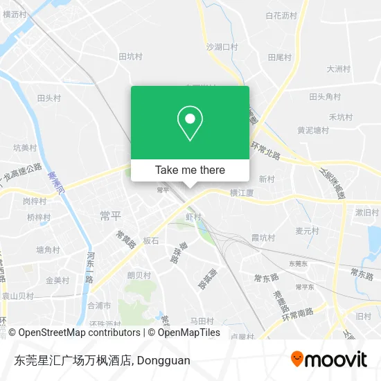 东莞星汇广场万枫酒店 map