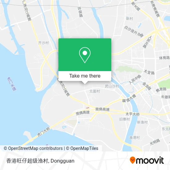 香港旺仔超级渔村 map