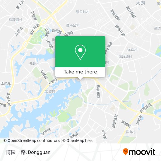 博园一路 map