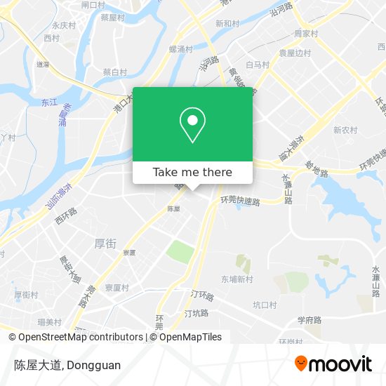 陈屋大道 map