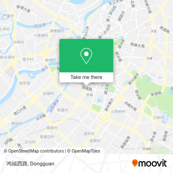 鸿福西路 map