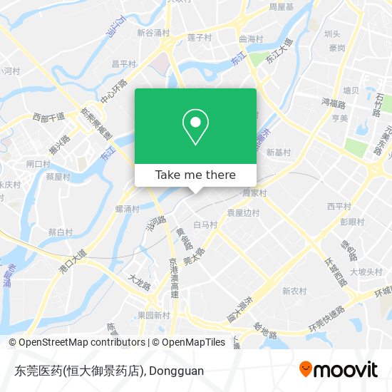 东莞医药(恒大御景药店) map