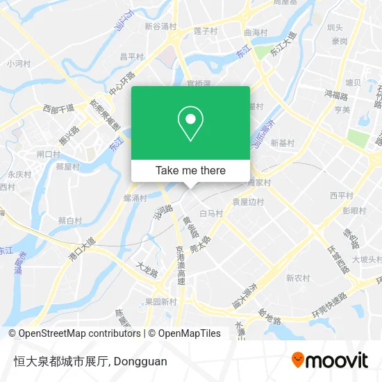 恒大泉都城市展厅 map