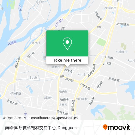 南峰·国际皮革鞋材交易中心 map