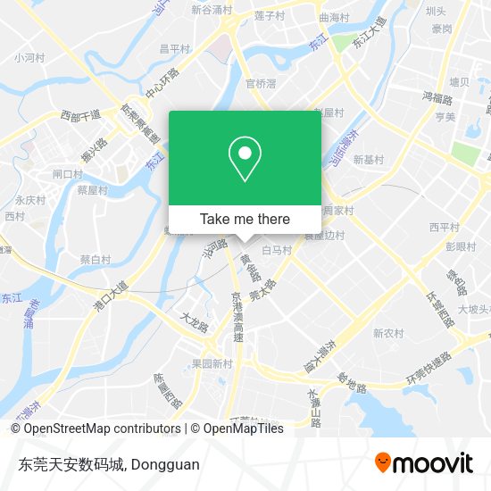 东莞天安数码城 map
