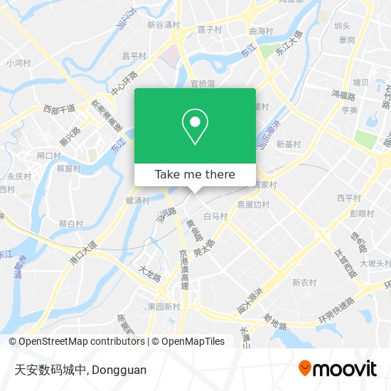 天安数码城中 map