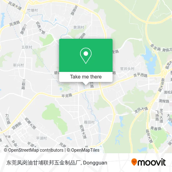 东莞凤岗油甘埔联邦五金制品厂 map