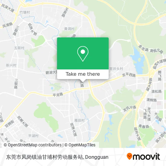 东莞市凤岗镇油甘埔村劳动服务站 map