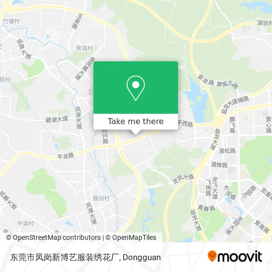 东莞市凤岗新博艺服装绣花厂 map