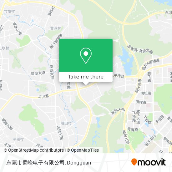 东莞市蜀峰电子有限公司 map