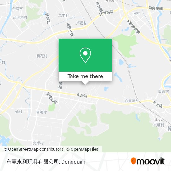 东莞永利玩具有限公司 map