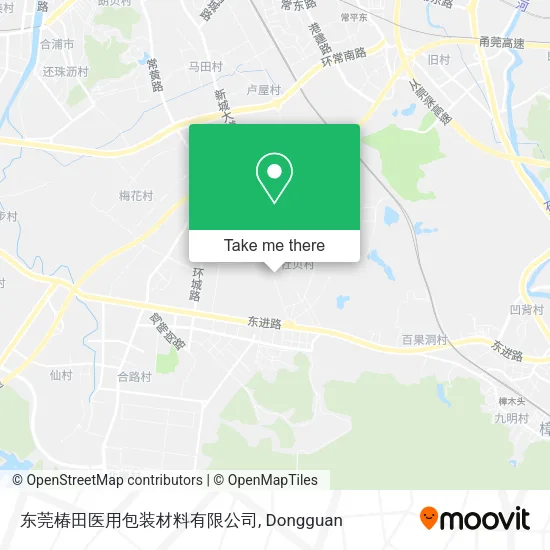 东莞椿田医用包装材料有限公司 map