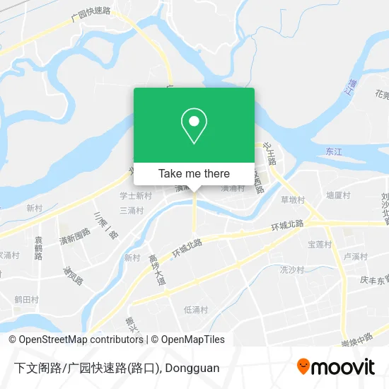 下文阁路/广园快速路(路口) map