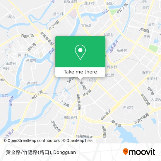 黄金路/竹隐路(路口) map