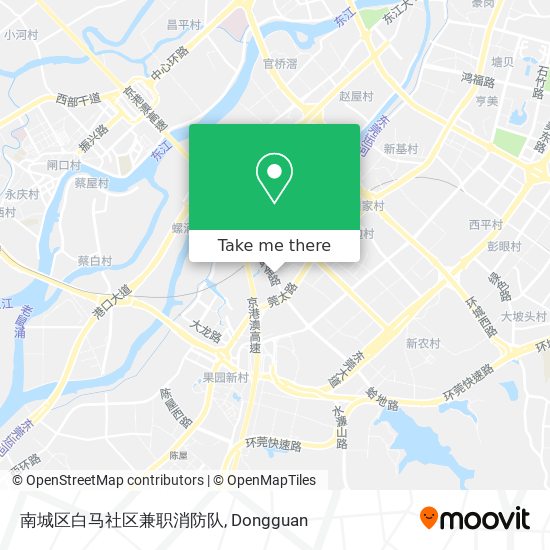 南城区白马社区兼职消防队 map