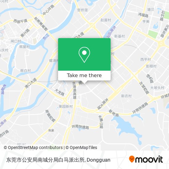 东莞市公安局南城分局白马派出所 map