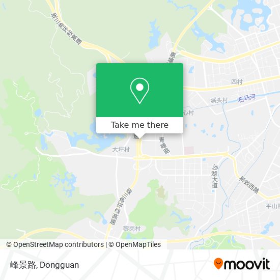 峰景路 map
