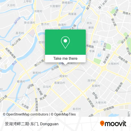 景湖湾畔二期-东门 map
