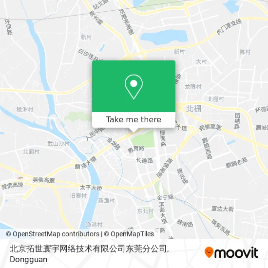 北京拓世寰宇网络技术有限公司东莞分公司 map