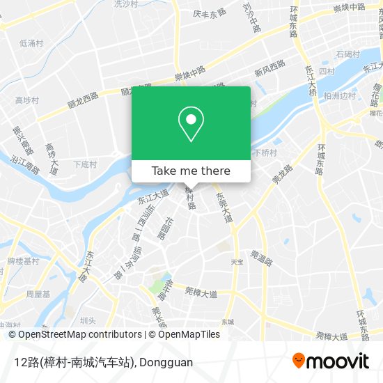 12路(樟村-南城汽车站) map
