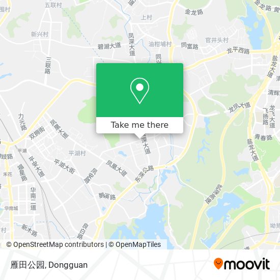 雁田公园 map