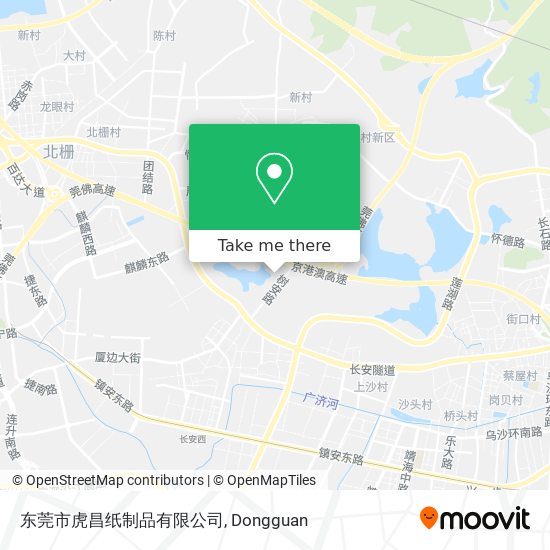 东莞市虎昌纸制品有限公司 map