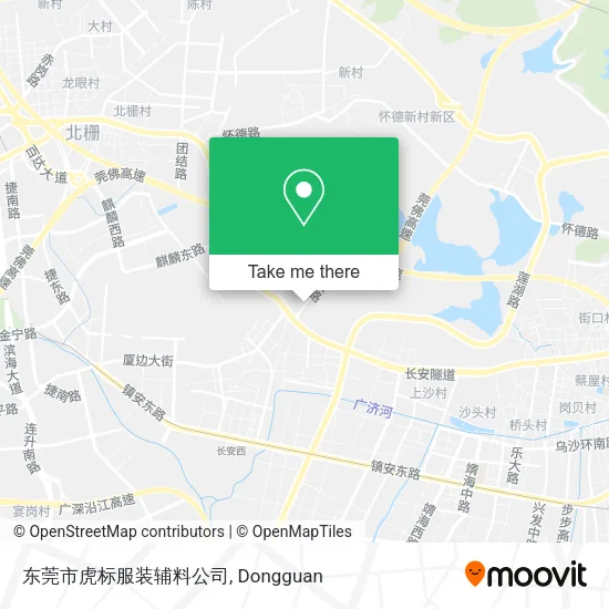 东莞市虎标服装辅料公司 map