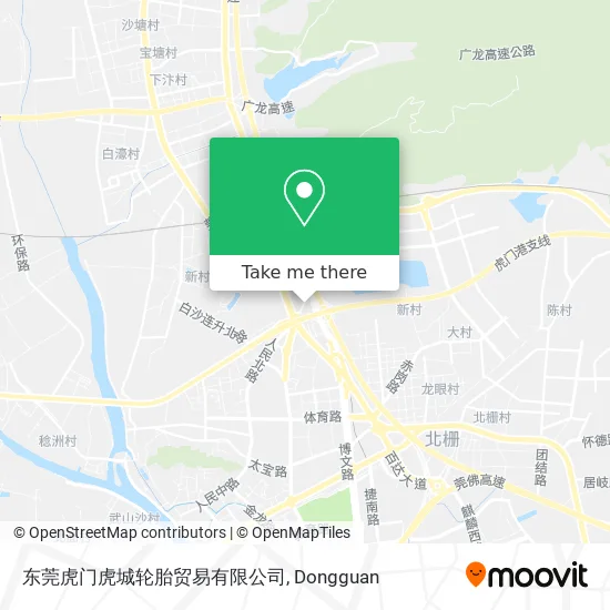东莞虎门虎城轮胎贸易有限公司 map
