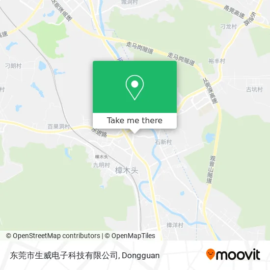 东莞市生威电子科技有限公司 map