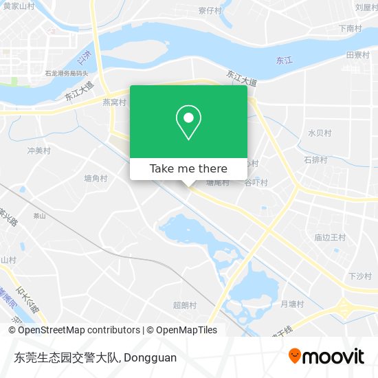 东莞生态园交警大队 map