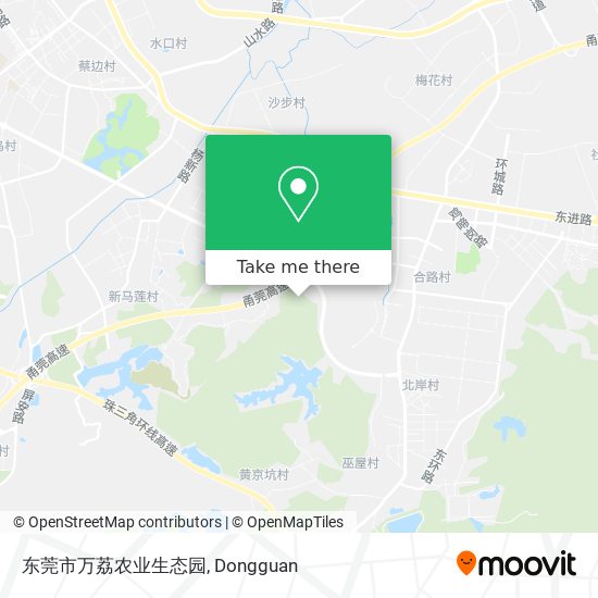 东莞市万荔农业生态园 map