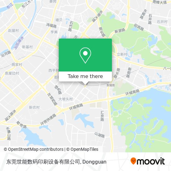 东莞世能数码印刷设备有限公司 map