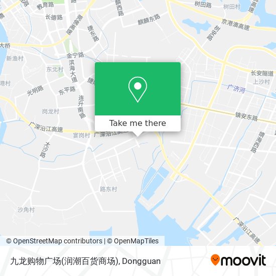 九龙购物广场(润潮百货商场) map