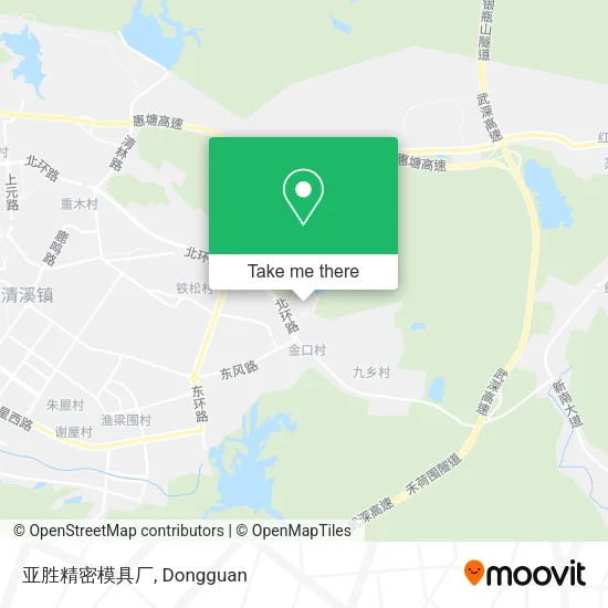 亚胜精密模具厂 map
