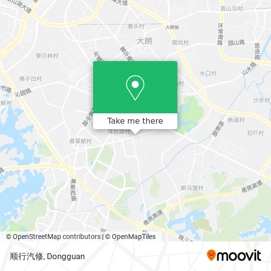 顺行汽修 map