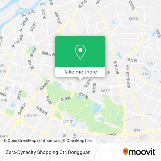 Zara-Dynacity Shopping Ctr map