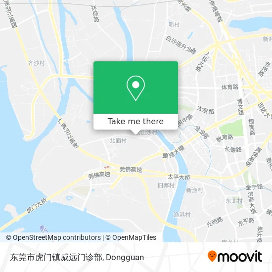 东莞市虎门镇威远门诊部 map