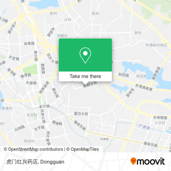 虎门红兴药店 map