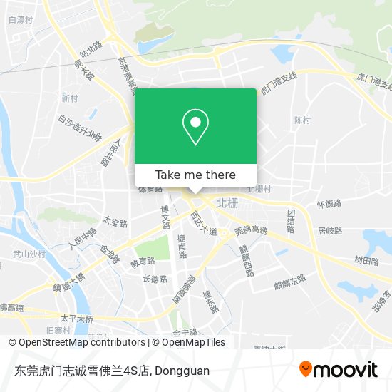 东莞虎门志诚雪佛兰4S店 map